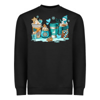 Black winter coffe cups Heavyweight Sweatshirt - AdoDesignShop