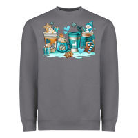 Storm winter coffe cups Heavyweight Sweatshirt - AdoDesignShop