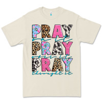 Bone pray on it pray over it pray throught it Premium Tee - texasbilliewilder