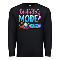 Black Birthday Mode On Premium Sweatshirt - BundleAndBundleShop