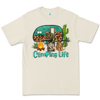 Camping Life Caravan And Gnome Premium Tee | Teevron
