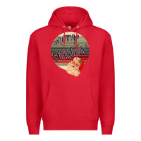 Red retro merry christmas Premium Hoodie - Bettercallsaul