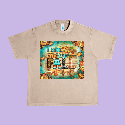 I Think I Love Fall Most Of All Tumbler Urban Heavy Tee Designed By Bundleandbundleshop