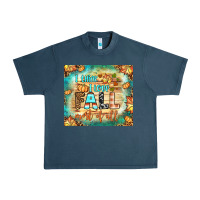 Midnight Navy i think i love fall most of all tumbler Urban Heavy Tee - BundleAndBundleShop