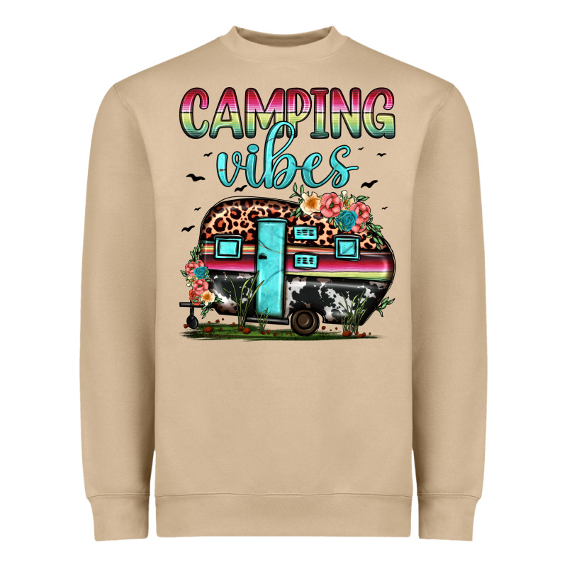 Camping Vibes Heavyweight Sweatshirt by JahusDesignShop | Teevron