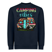 Navy camping vibes Heavyweight Sweatshirt - JahusDesignShop