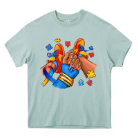 Arona Autism afro girl sneakers Heavy Core Tee - RanaPortraitStore