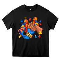 Black Autism afro girl sneakers Heavy Core Tee - RanaPortraitStore