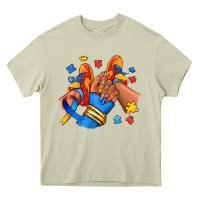 Mossy Autism afro girl sneakers Heavy Core Tee - RanaPortraitStore