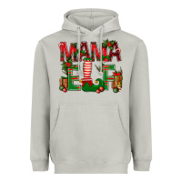 Moon Dust Christmas Mama Elf Heavyweight Hoodie - BundleAndBundleShop