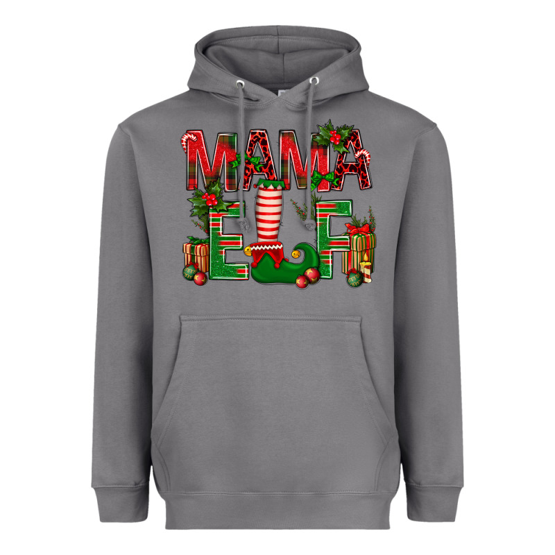Christmas Mama Elf Heavyweight Hoodie by BundleAndBundleShop | Teevron