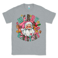 Heather Grey merry christmas santa Classic Tee - AdoDesignShop