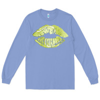 Colony Blue tennis lips Long Sleeve Tee - AdoDesignShop