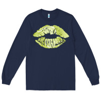 Navy tennis lips Long Sleeve Tee - AdoDesignShop