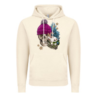 Vintage Artic winter skeleton skull Vintage Hoodie - FaDigitalArtStudio
