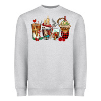 Heather Grey religious coffee cups Heavyweight Sweatshirt - AdoDesignShop