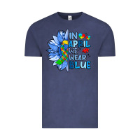 Vintage Denim in april we wear blue sunflower Vintage Tee - Artiststas
