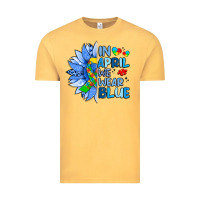 Vintage Mustard in april we wear blue sunflower Vintage Tee - Artiststas