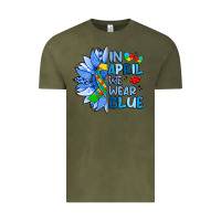 Vintage Olive in april we wear blue sunflower Vintage Tee - Artiststas