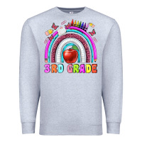 Heather Grey 3 rd grade Premium Sweatshirt - BundleAndBundleShop