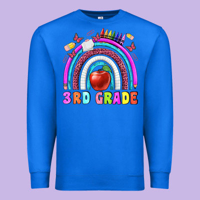 3 Rd Grade Premium Sweatshirt Designed By Bundleandbundleshop