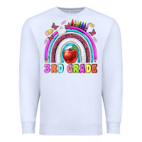 White 3 rd grade Premium Sweatshirt - BundleAndBundleShop