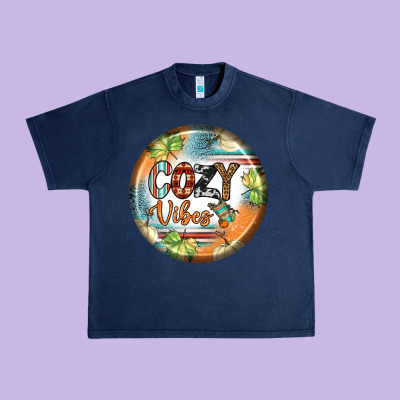 Cozy Vibes Earrings Urban Heavy Tee Designed By Bundleandbundleshop