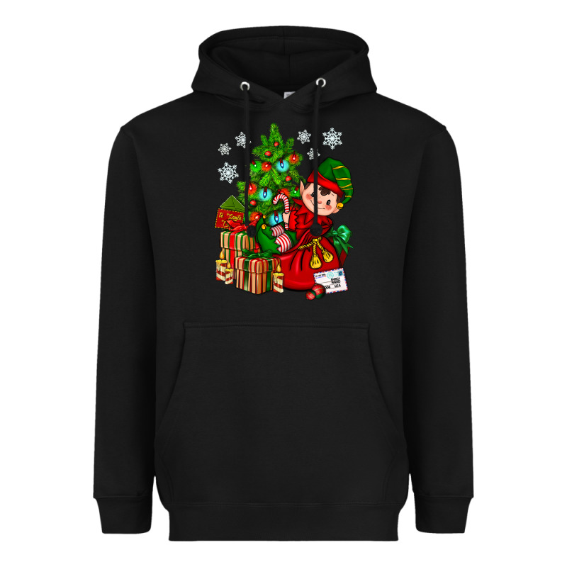 Santa's Elf Christmas Heavyweight Hoodie by BundleAndBundleShop | Teevron