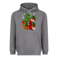 Storm Santa's Elf Christmas Heavyweight Hoodie - BundleAndBundleShop
