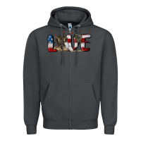 Smoke love army Zipper Hoodie - MaliasSmallBusiness