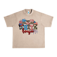French Oak Red whıte boujee Urban Heavy Tee - AdoDesignShop