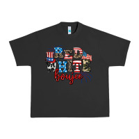 Pigment Black Red whıte boujee Urban Heavy Tee - AdoDesignShop