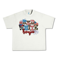 Pistachio Red whıte boujee Urban Heavy Tee - AdoDesignShop