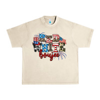 Sandshell Red whıte boujee Urban Heavy Tee - AdoDesignShop