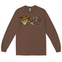 Chestnut cinco de mayo skull Long Sleeve Tee - BarkalooDesign