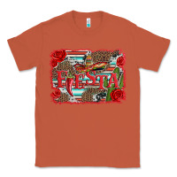Copper fiesta with sombrero background Classic Tee - Artiststas