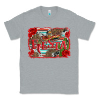Heather Grey fiesta with sombrero background Classic Tee - Artiststas
