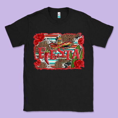 Fiesta With Sombrero Background Classic Tee Designed By Artiststas