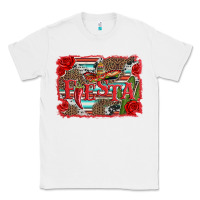 White fiesta with sombrero background Classic Tee - Artiststas