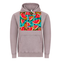 Vintage Zinc watermelon and sunflowers Vintage Hoodie - HRA Design Shop