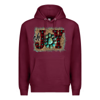 Burgundy Oh Joy Christmas Premium Hoodie - Bettercallsaul
