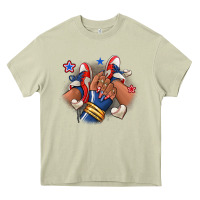 Mossy Baseball afro girl sneakers Heavy Core Tee - RanaPortraitStore