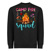 Black camp fire squad Heavyweight Sweatshirt - JahusDesignShop