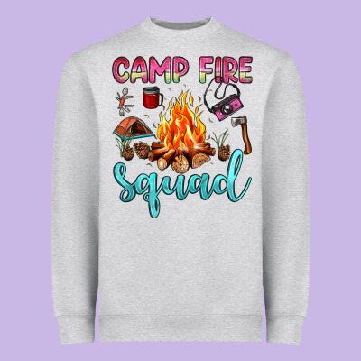 Camp Fire Squad Heavyweight Sweatshirt Designed By Jahusdesignshop