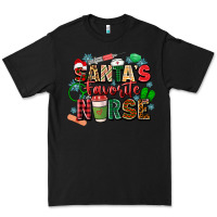 Black santa's favorite nurse Premium Tee - Zillion Design Studio
