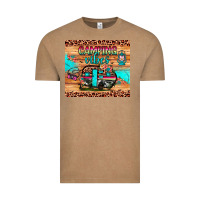Vintage Coffee camping vibes Vintage Tee - JahusDesignShop