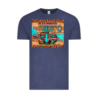 Vintage Denim camping vibes Vintage Tee - JahusDesignShop