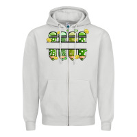 Dove Grey patricks day pencils Zipper Hoodie - MaliasSmallBusiness