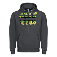 Smoke patricks day pencils Zipper Hoodie - MaliasSmallBusiness