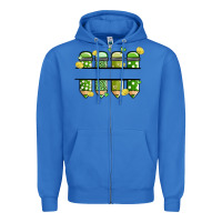 True Royal patricks day pencils Zipper Hoodie - MaliasSmallBusiness